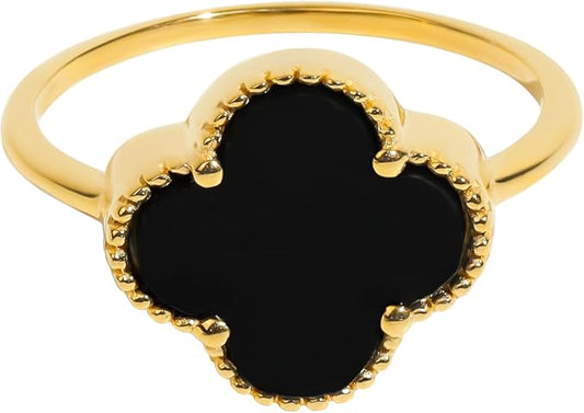 Black Clover Adjustable Ring