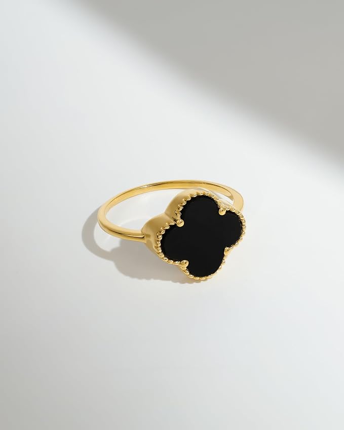 Black Clover Adjustable Ring
